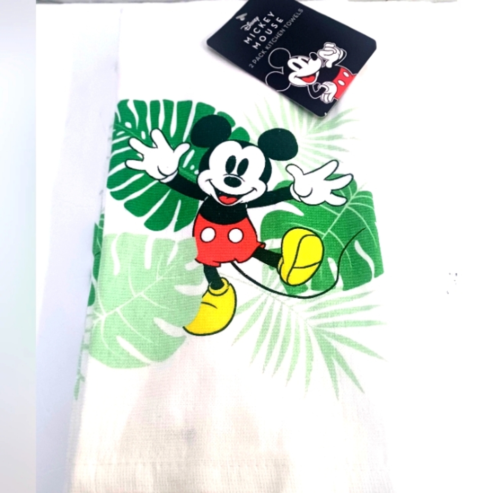 Mickey tropical kitchen towel set
